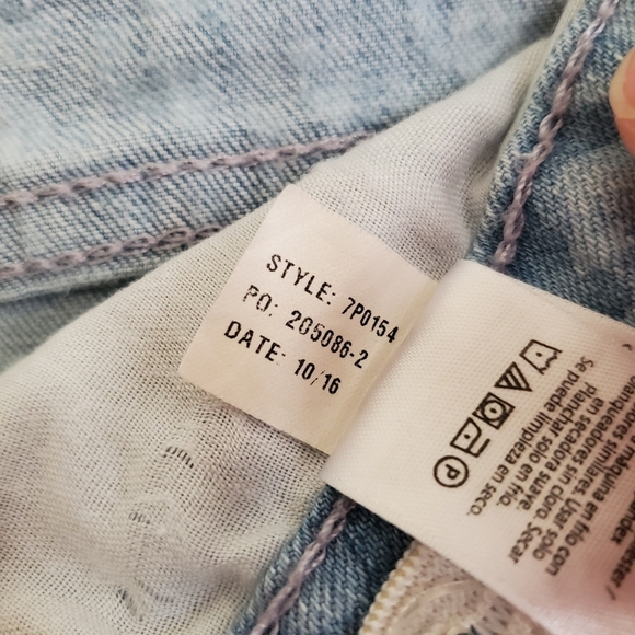 Vineyard Vines Blue Denim Jeans Girls Sz 16 Saylor Stone Wash Skinny Whales - Picture 8 of 9